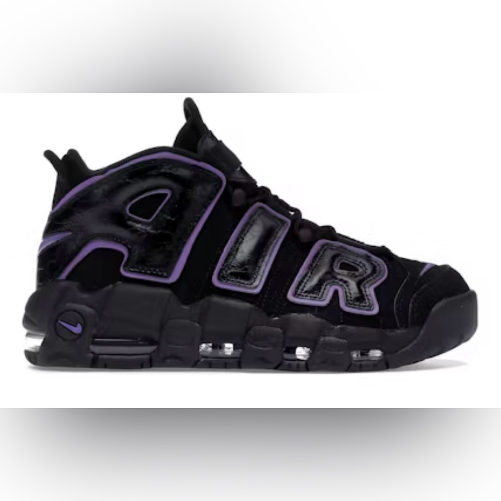 Black and Purple Nike Sneakers